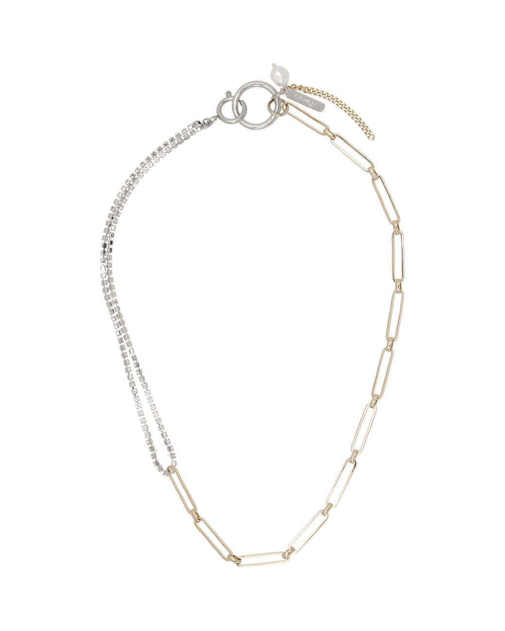 Justine Clenquet White Janice Necklace for men