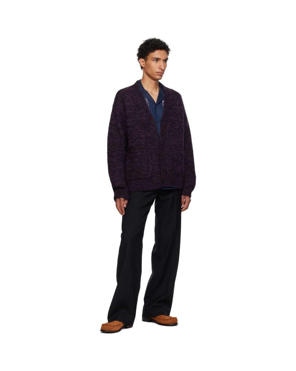 Dries Van Noten Brown Tan Suede Loafers for men