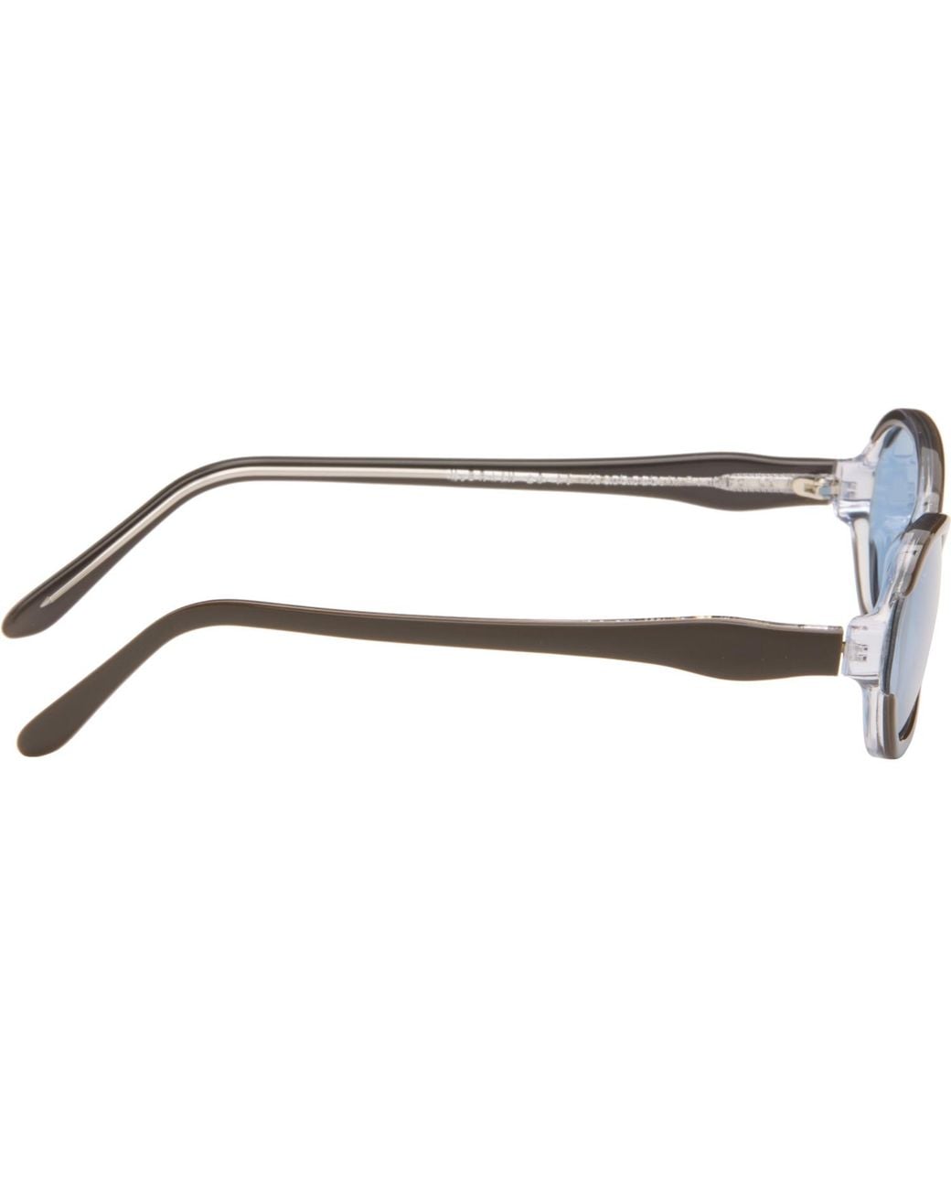 Our Legacy Blue Drain Sunglasses for men