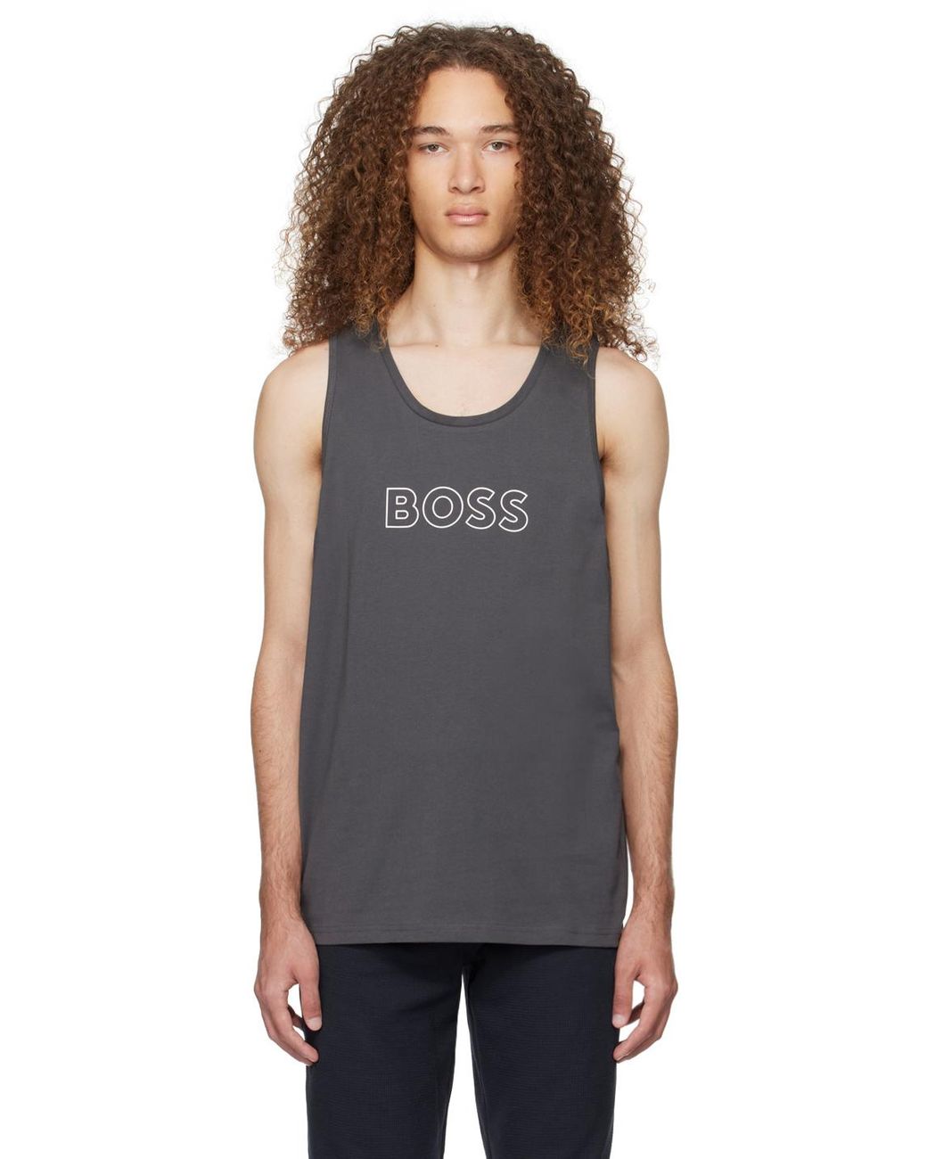 Mens hugo cheap boss vest tops
