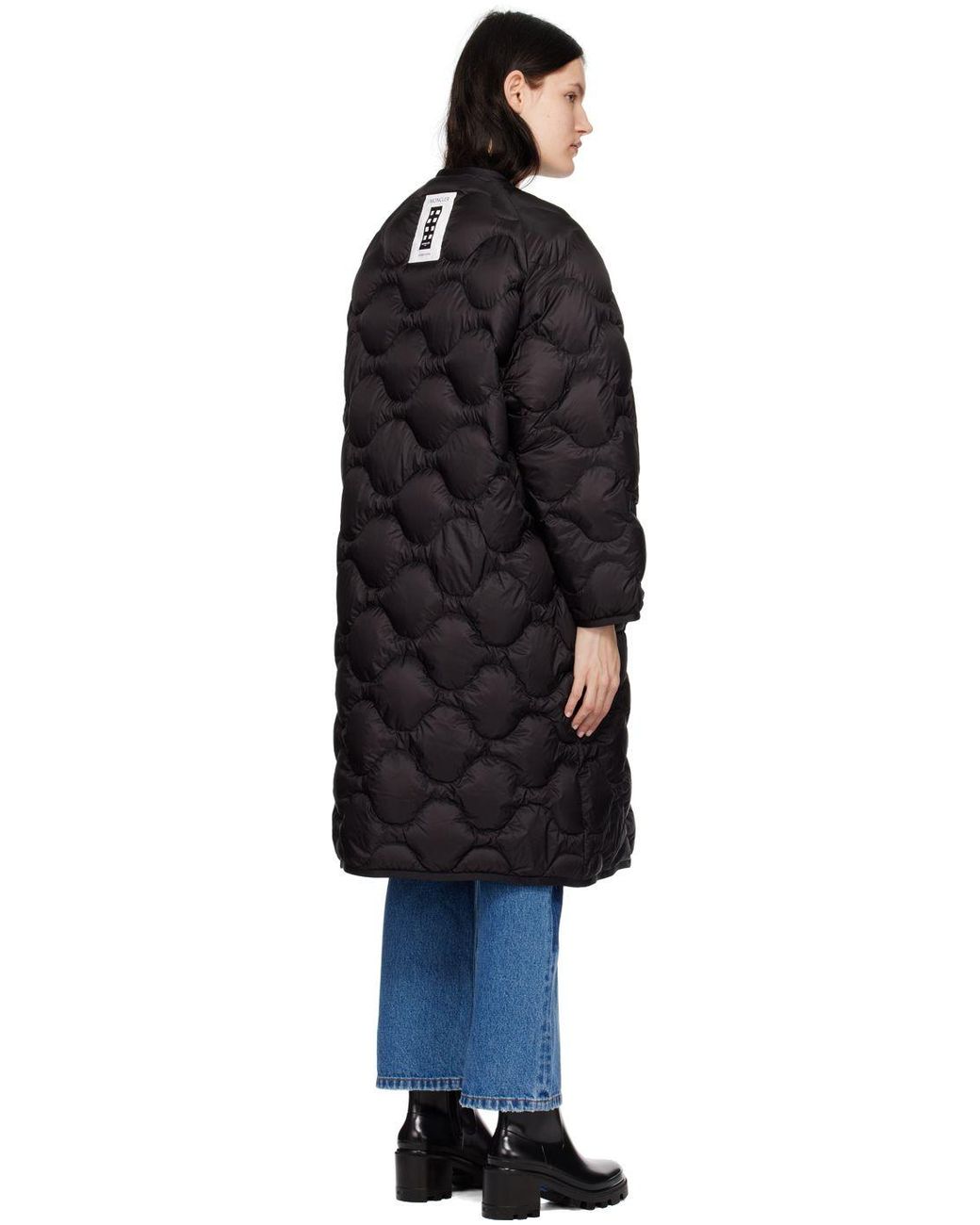 Moncler Genius 4 Moncler Hyke Black Nadelhornis Down Coat | Lyst