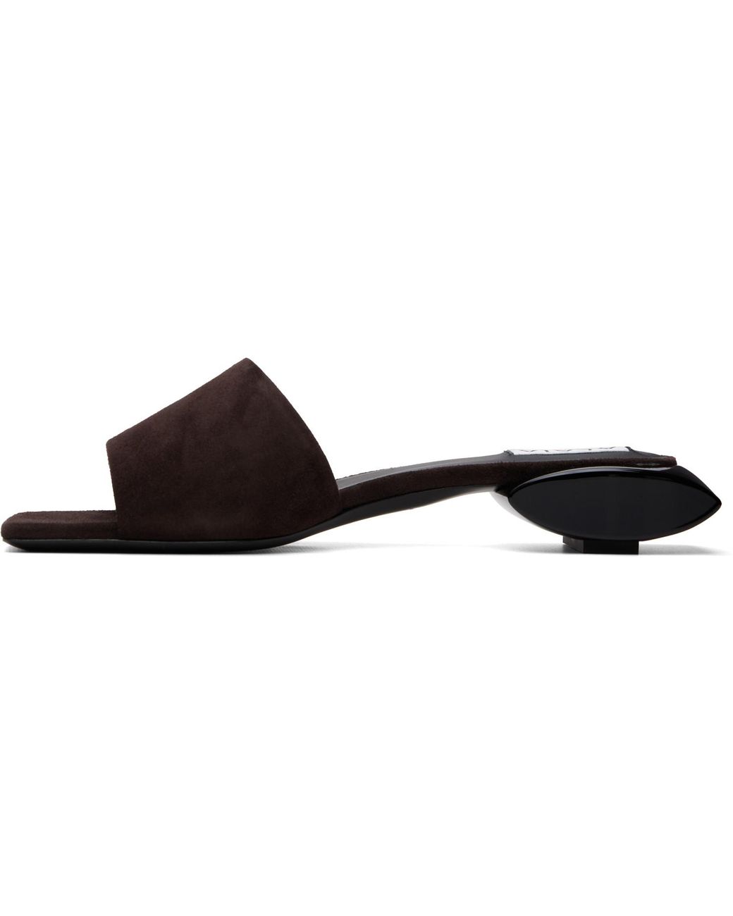 Alaïa Black Ellipse Mule Sandals
