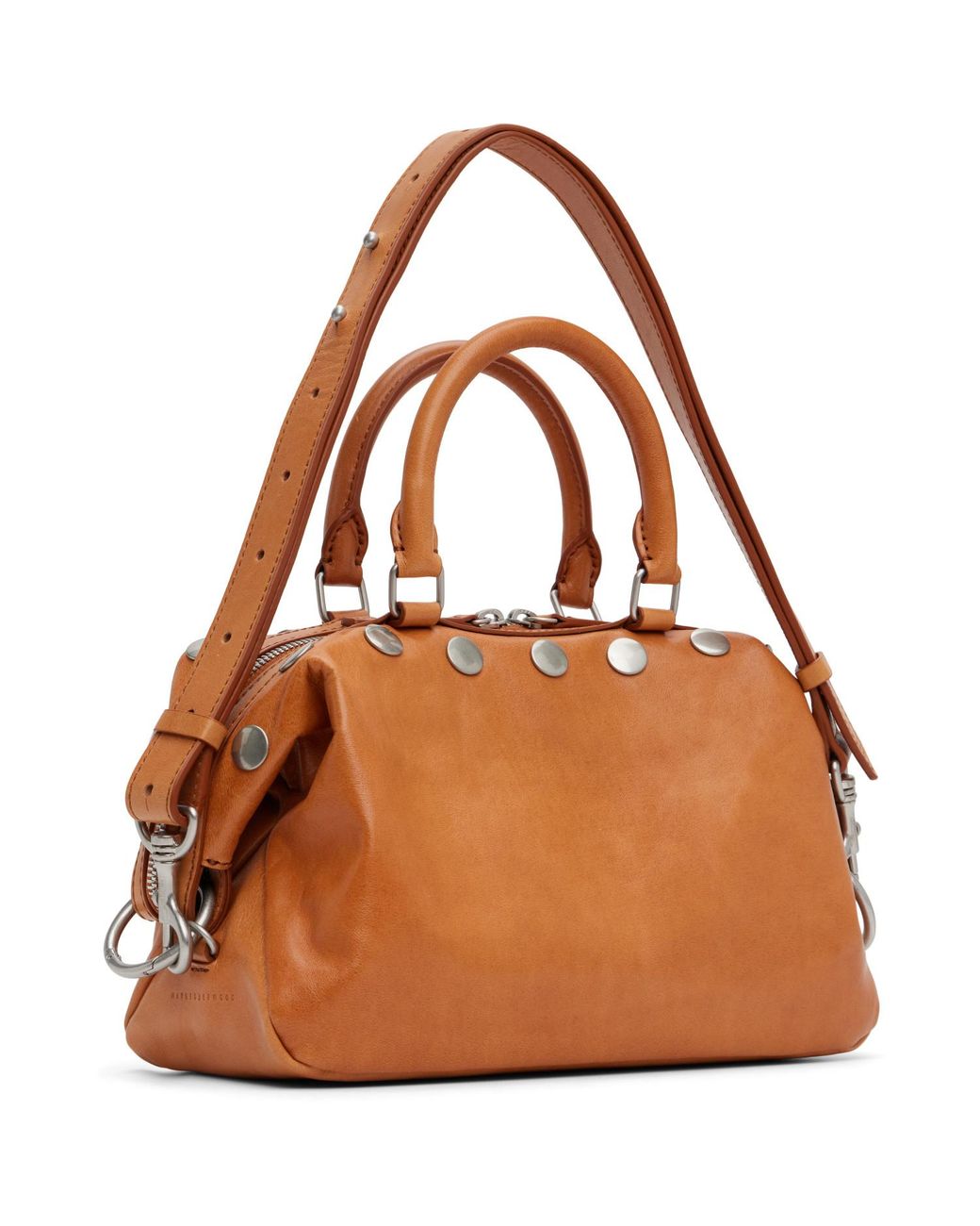 MARGE SHERWOOD Brown Dumpling Stud Mini Bag