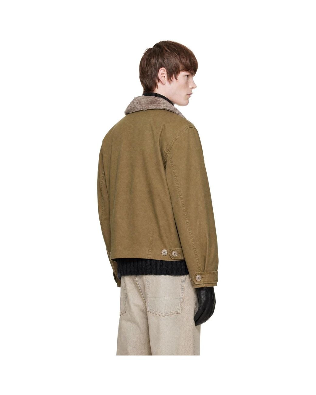 Our Legacy Brown Khaki Aerial Jacket for men