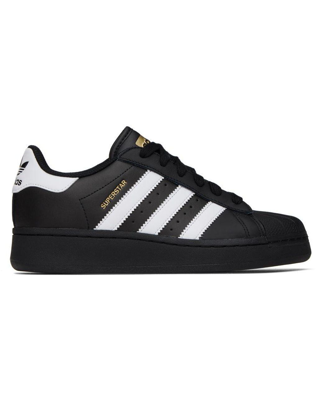 mens black adidas superstars on sale