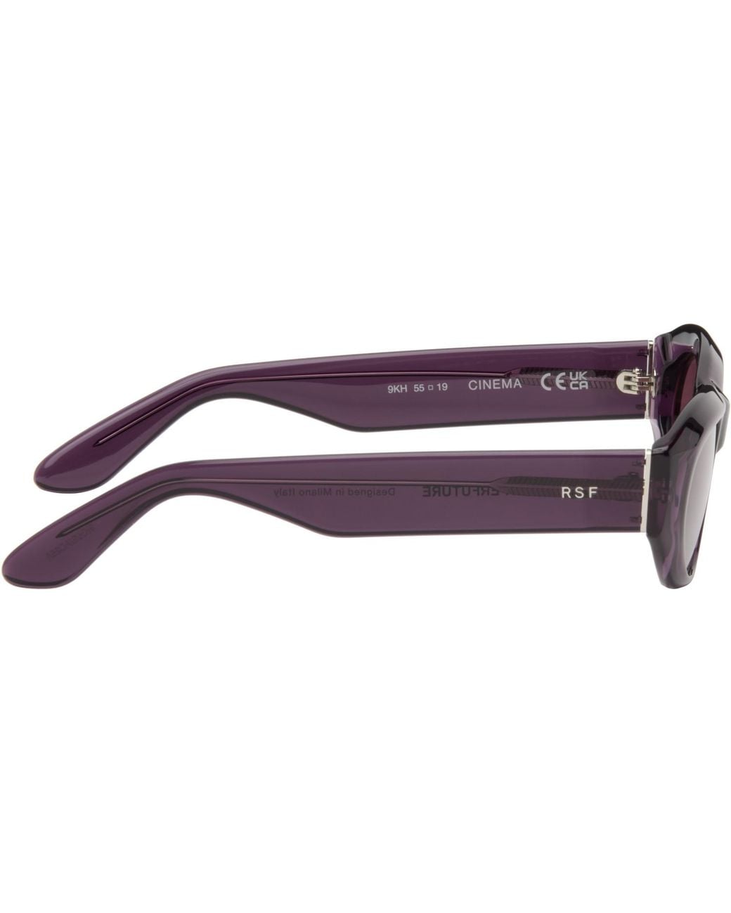 Retrosuperfuture Black Cinema Sunglasses for men