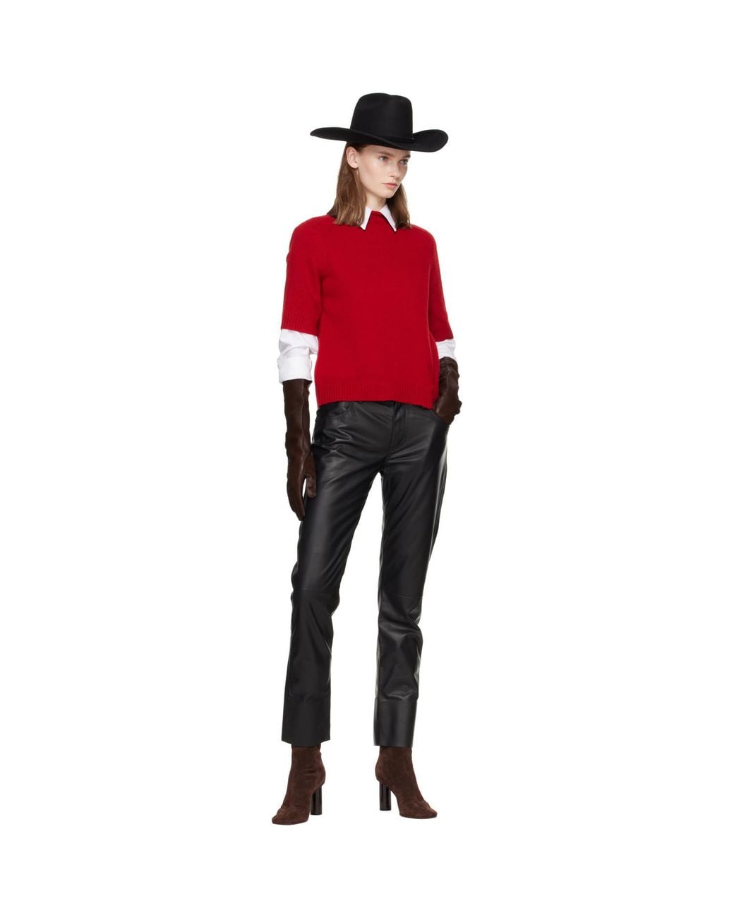 Handsome Stockholm Black Essentials Long Gloves