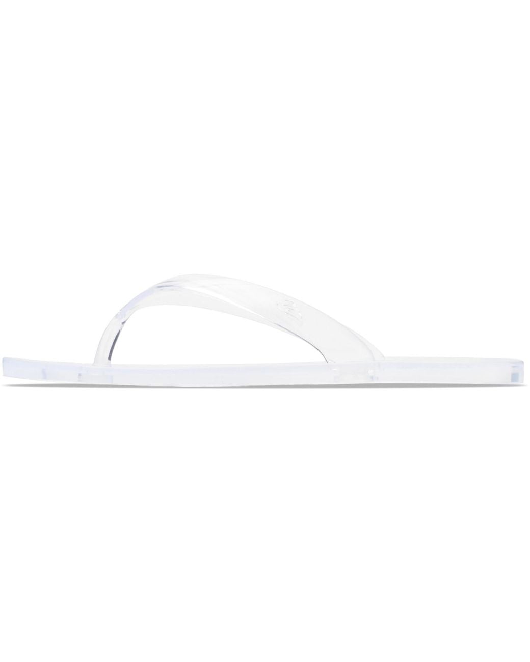 Ancient Greek Sandals White Transparent Jelly Flip-Flops