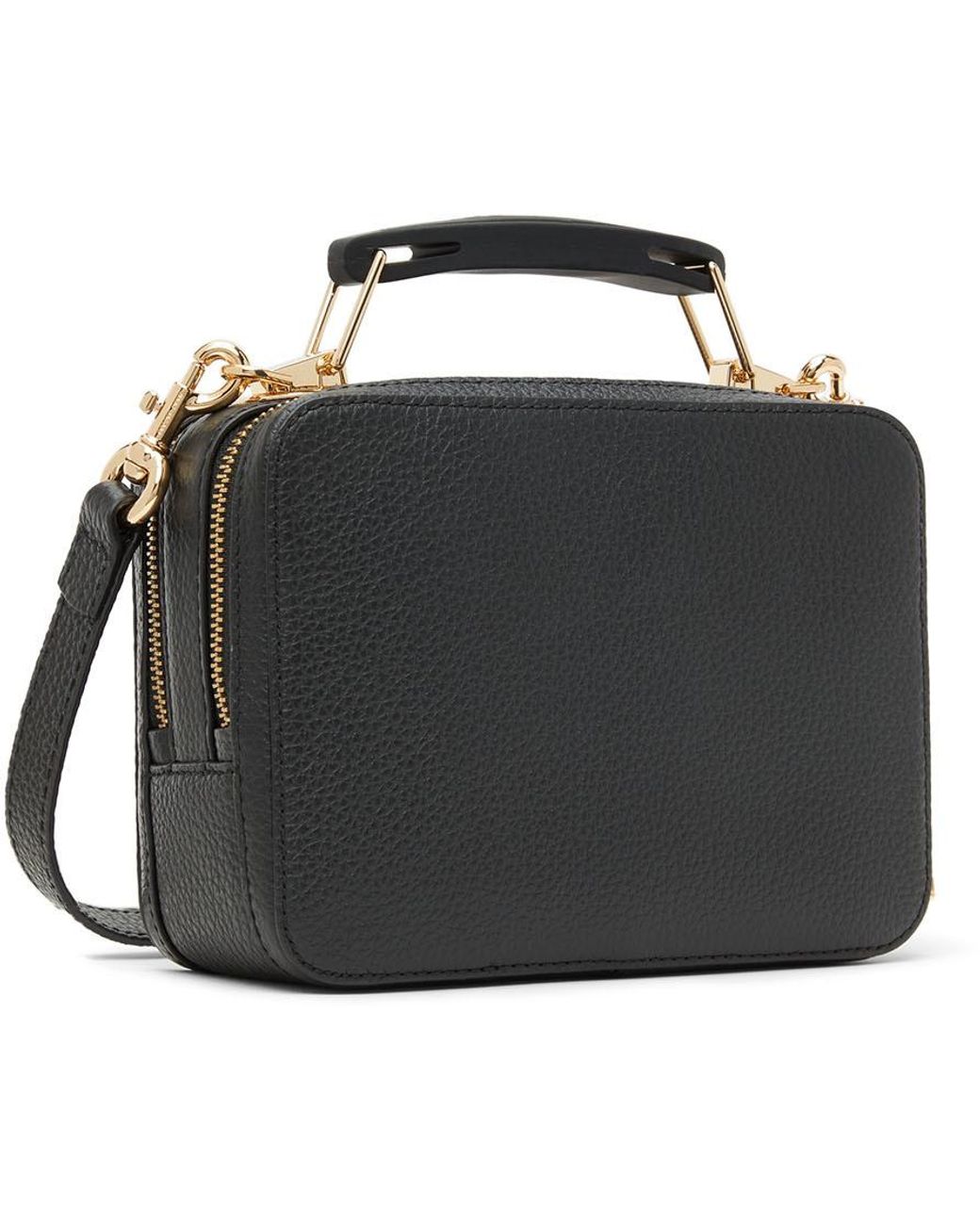 Marc Jacobs Black Mini 'the Textured Box' Bag | Lyst
