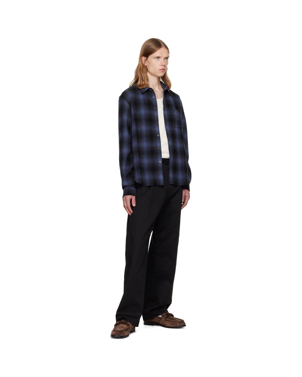 vowels Blue River Shirt for men
