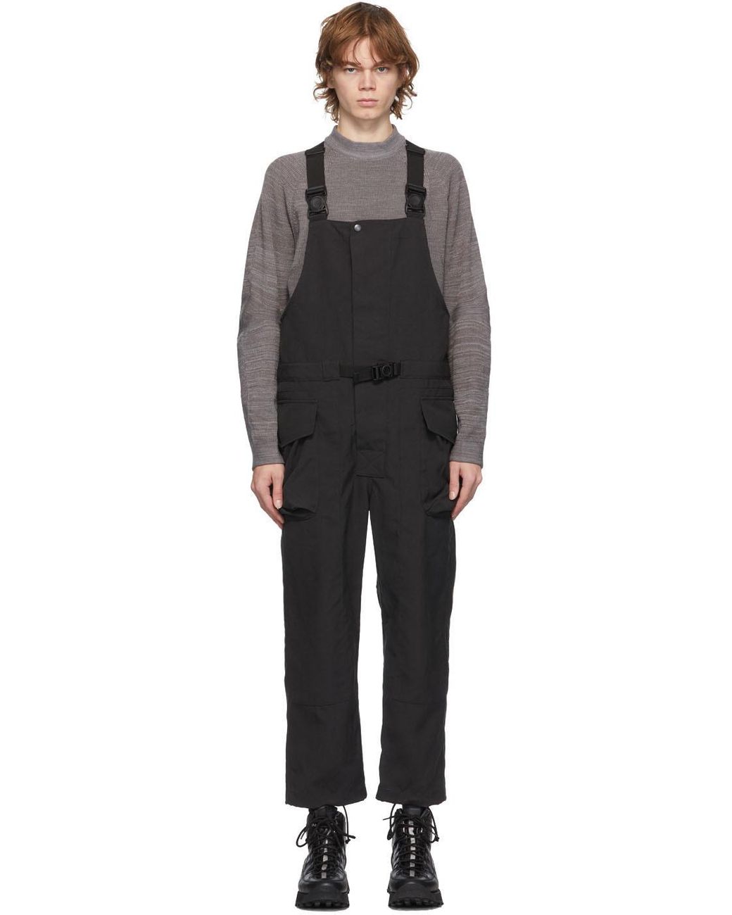 Snow Peak Black Takibi Overalls for Men | Lyst