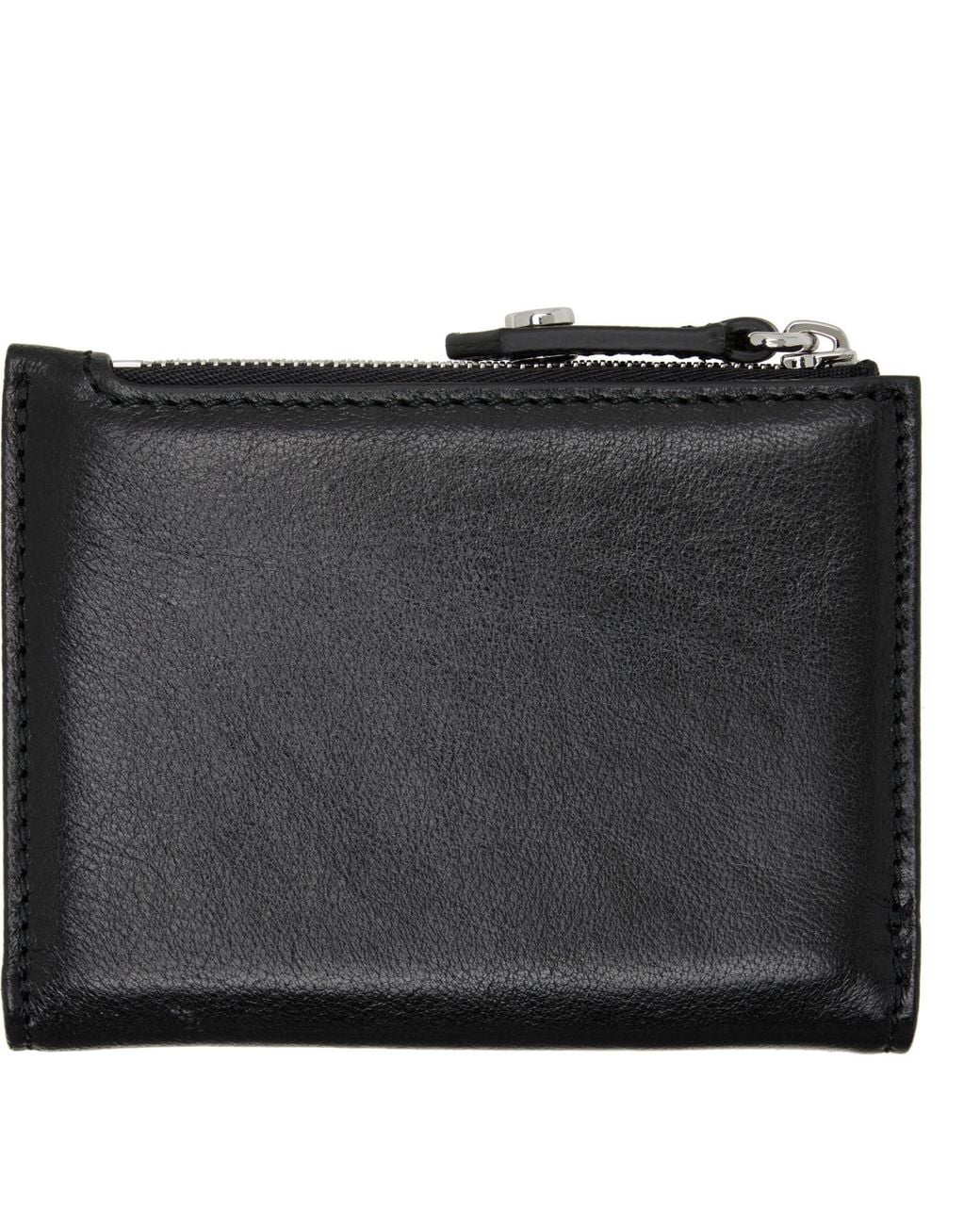 Vivienne Westwood Black Slim Flap Card Holder for men