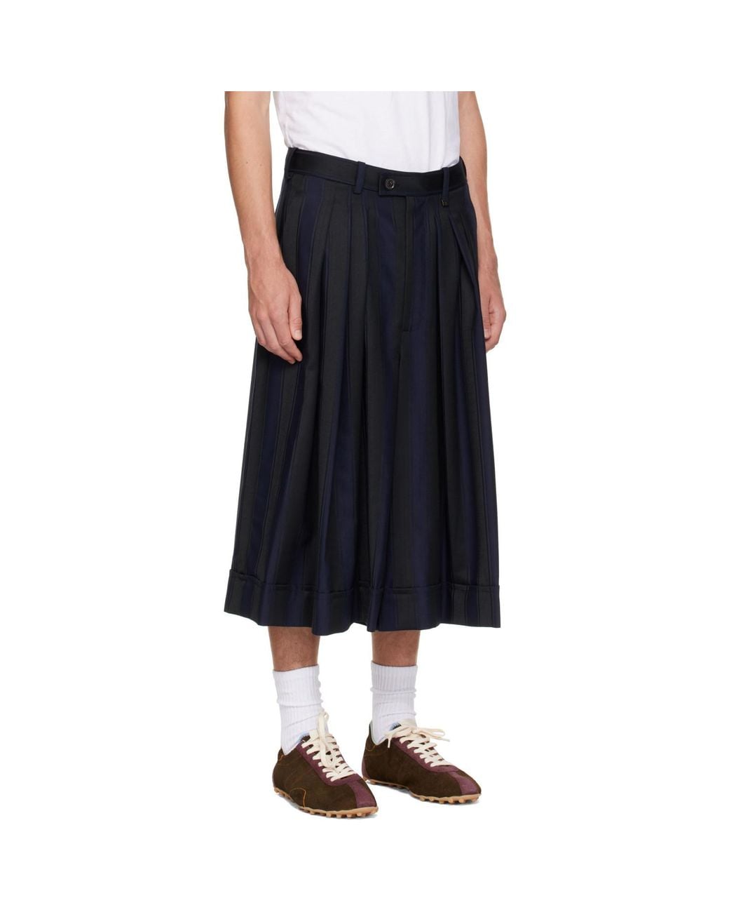 Vivienne Westwood Black Culottes Trousers for men
