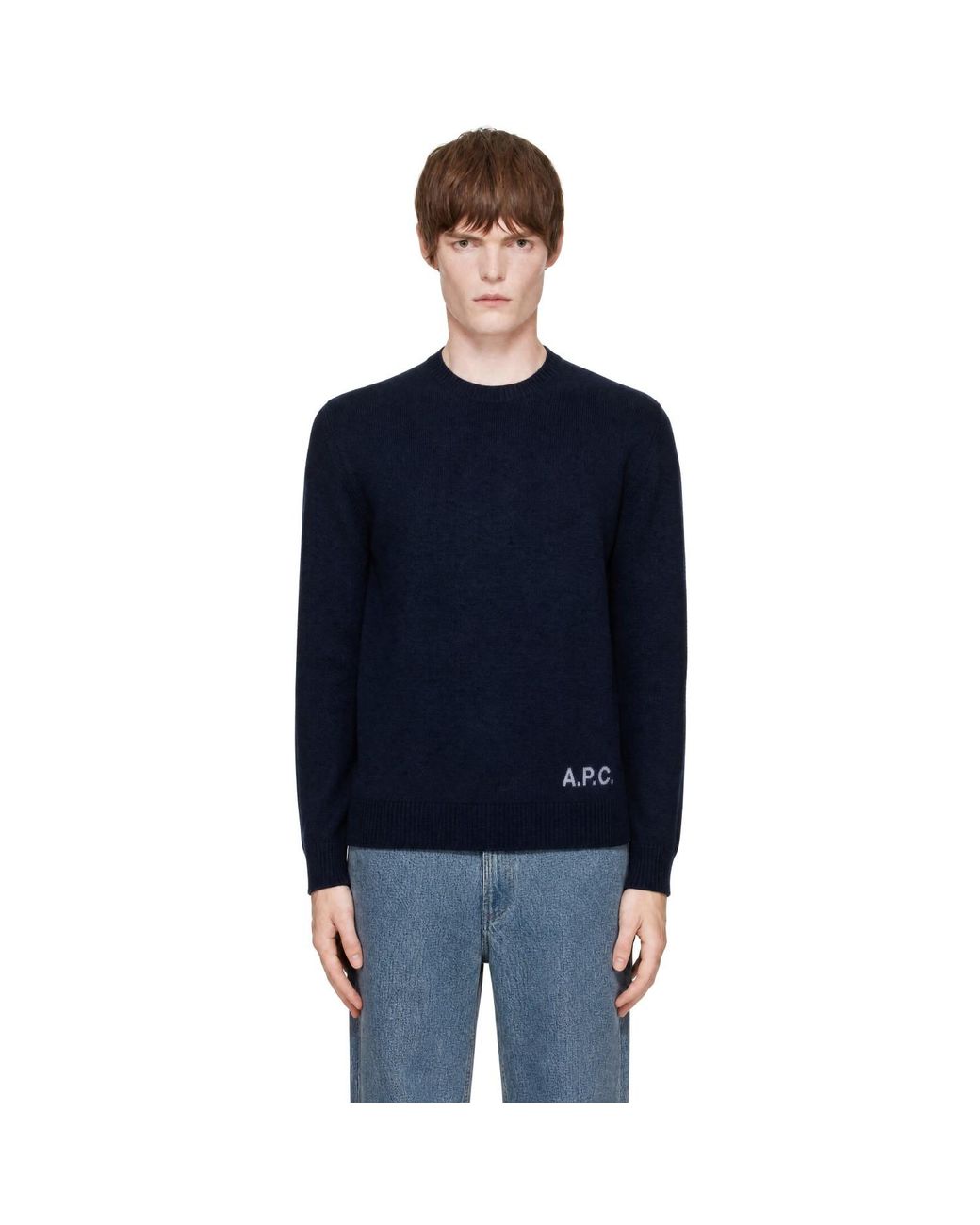 A.P.C. Blue Edward Sweater for men