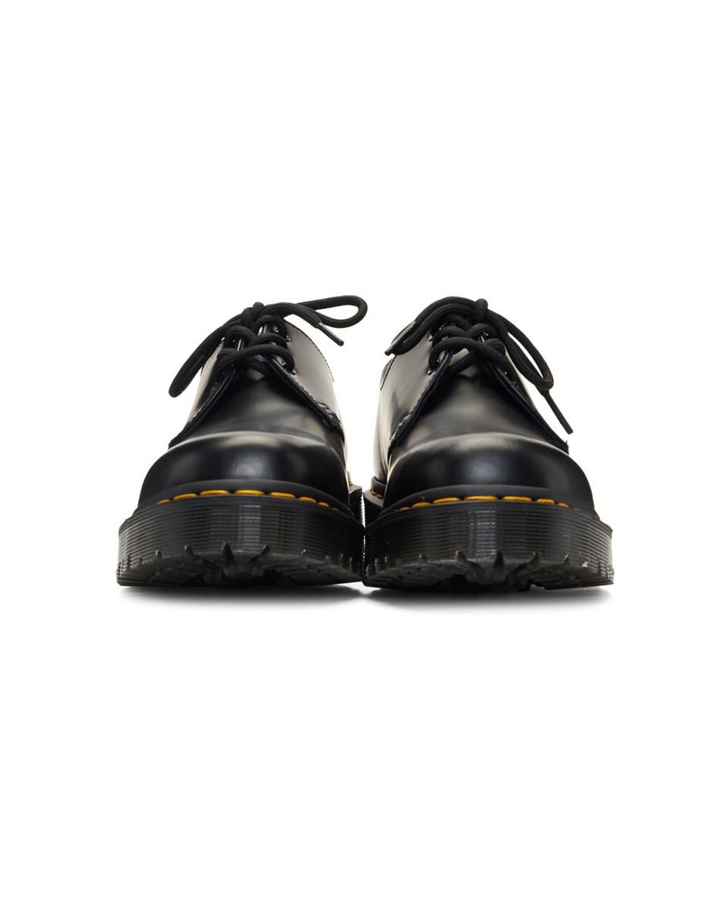 Dr. Martens Leather 8053 Platform in Black | Lyst