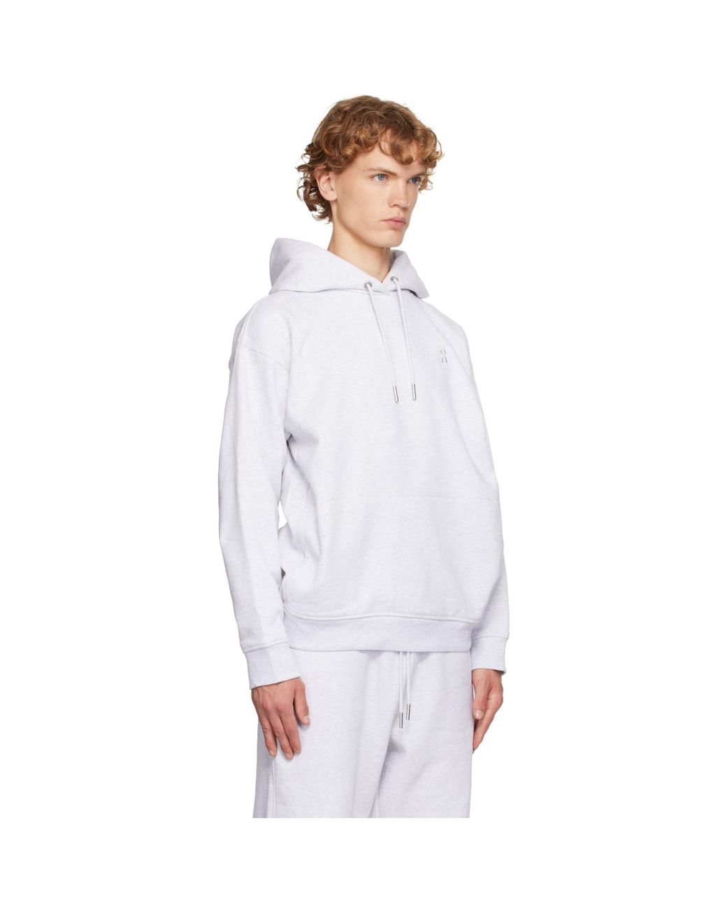 On Shoes White 'Club Collective' Hoodie for men
