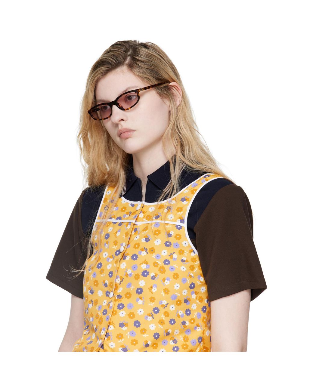 Miu Miu Brown 'Miu Regard' Sunglasses