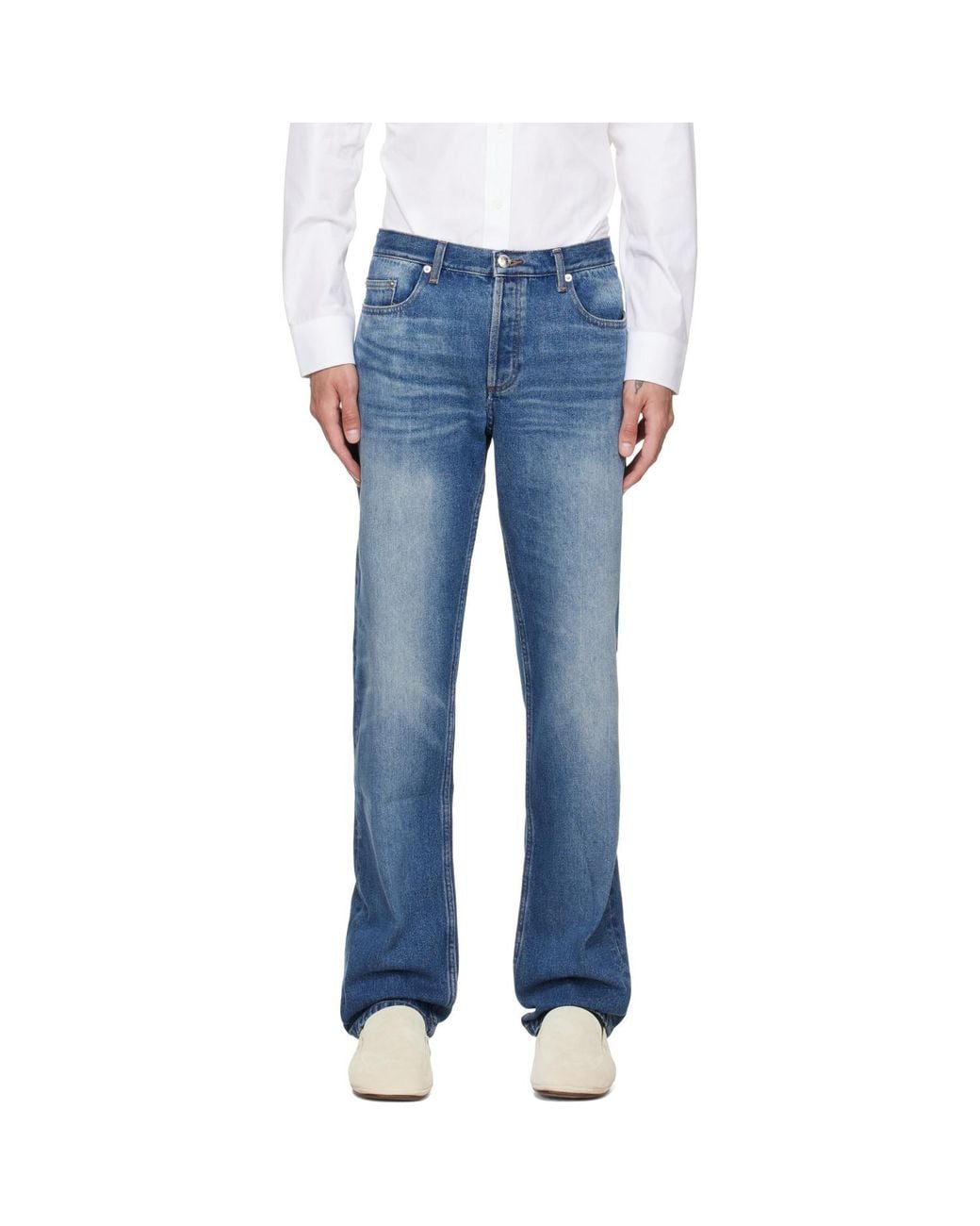 A.P.C. Blue New Standard Jeans for men