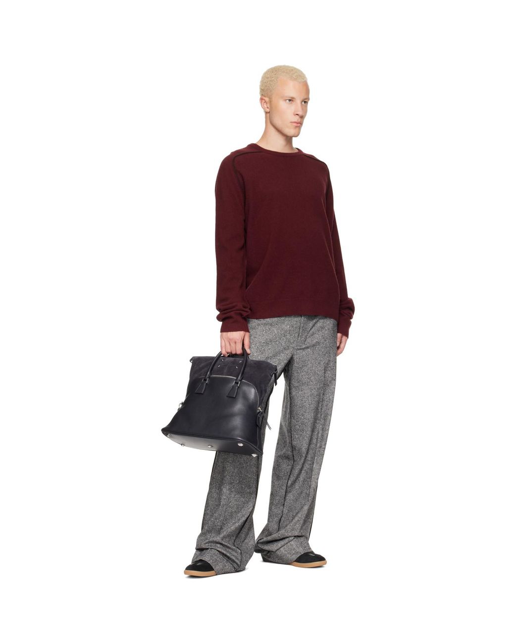 Maison Margiela Black 5Ac Soft Medium Tote for men