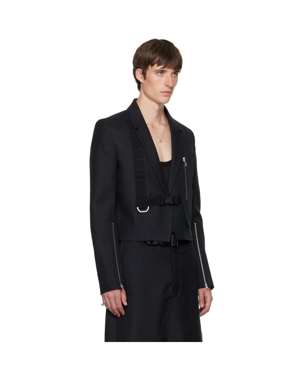 Rick Owens Black Tower Monat Blazer for men