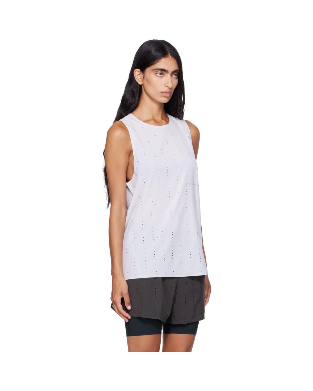 Post Archive Faction PAF White On Edition Singlet Tank Top