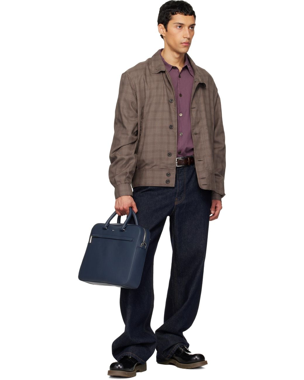 Boss Black Branded-Buckle Belt for men