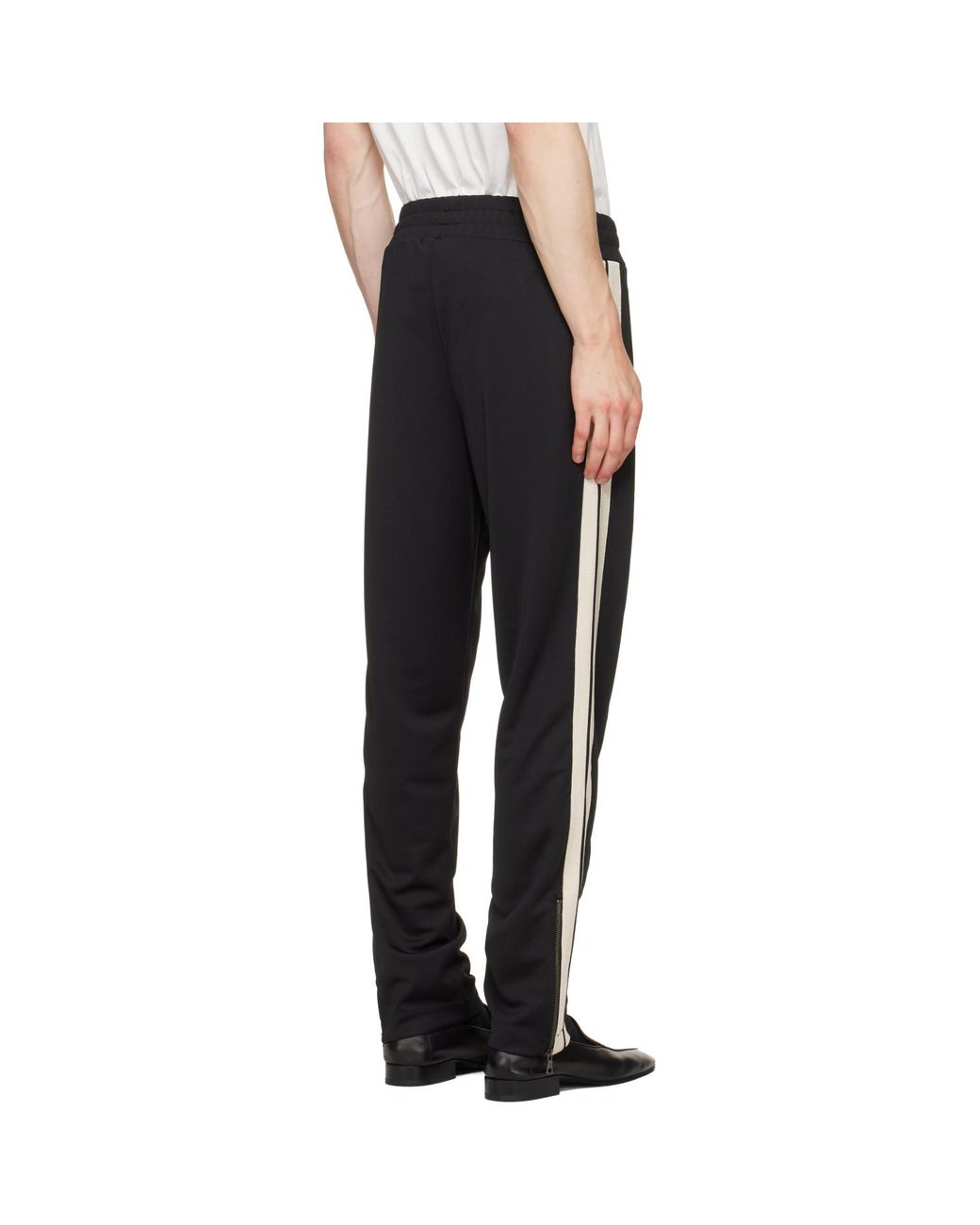 Palm Angels Black Tree Logo Track Pants for men