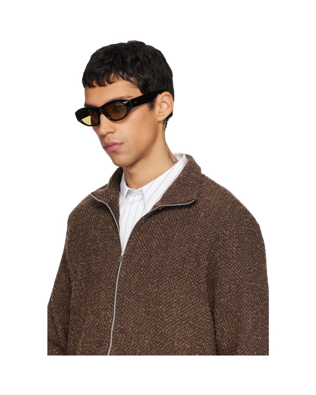 Retrosuperfuture Black Cinema Sunglasses for men