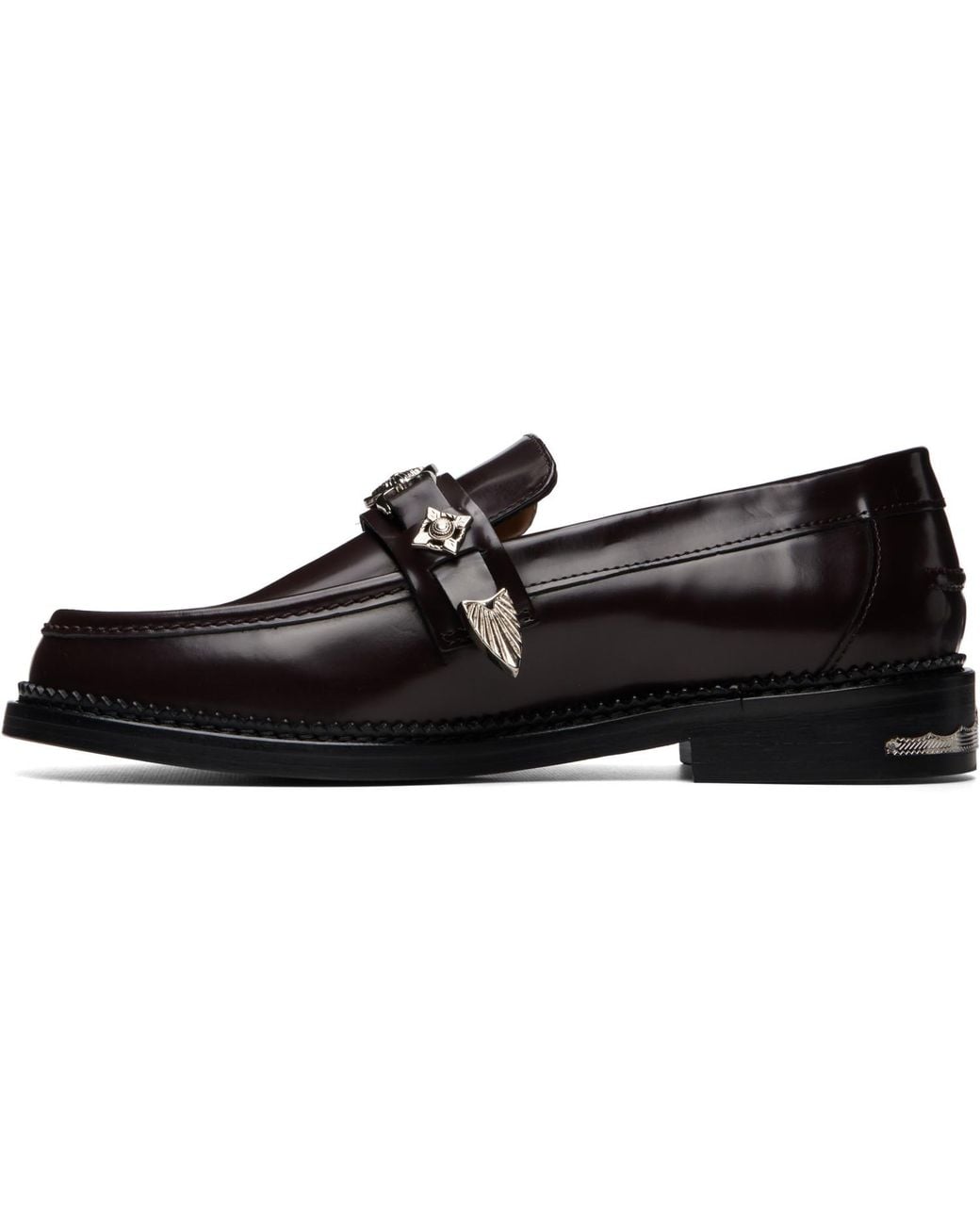 Toga Virilis Black Ssense Exclusive Polido Loafers for men