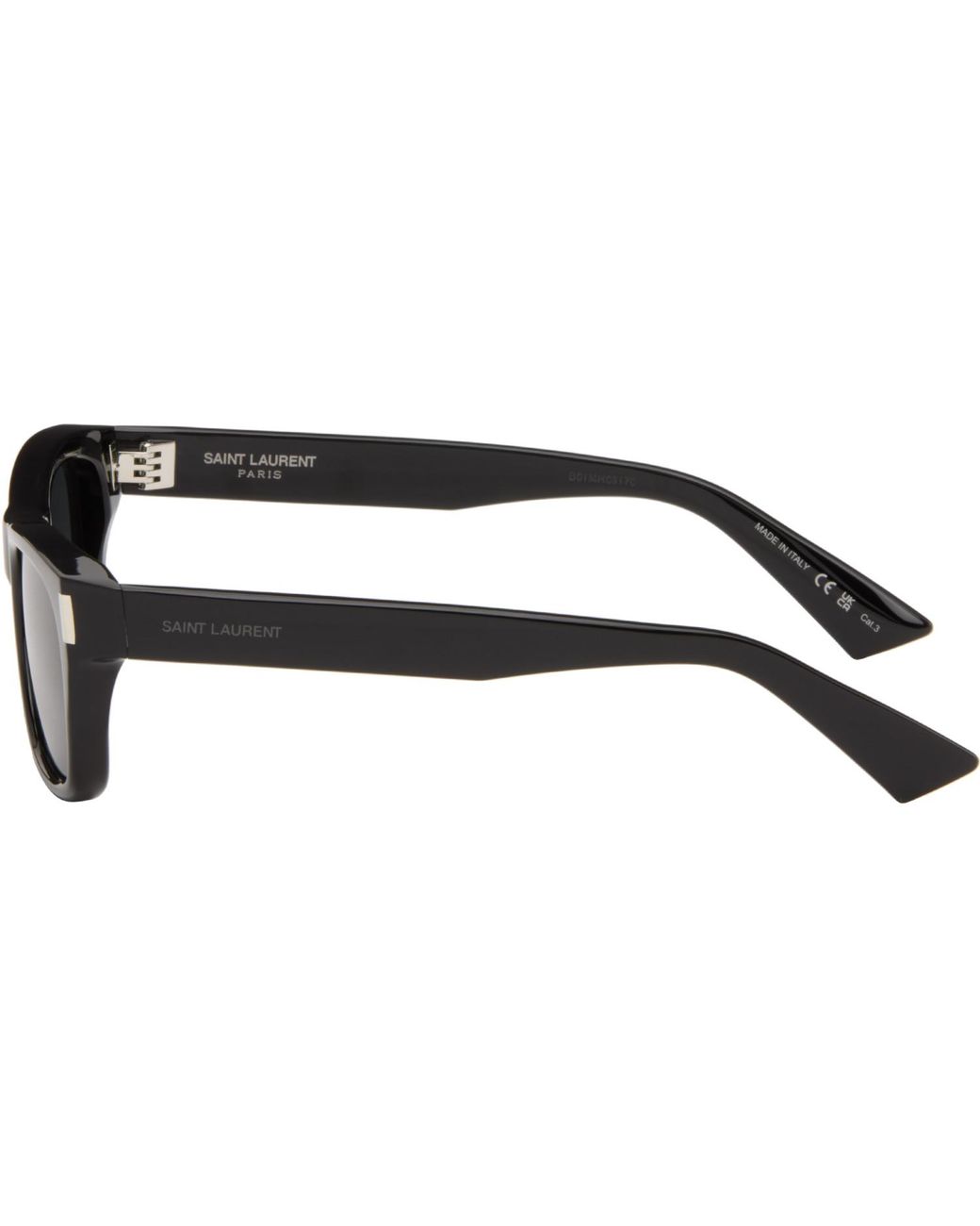 Saint Laurent Black Sl 83 Sunglasses for men