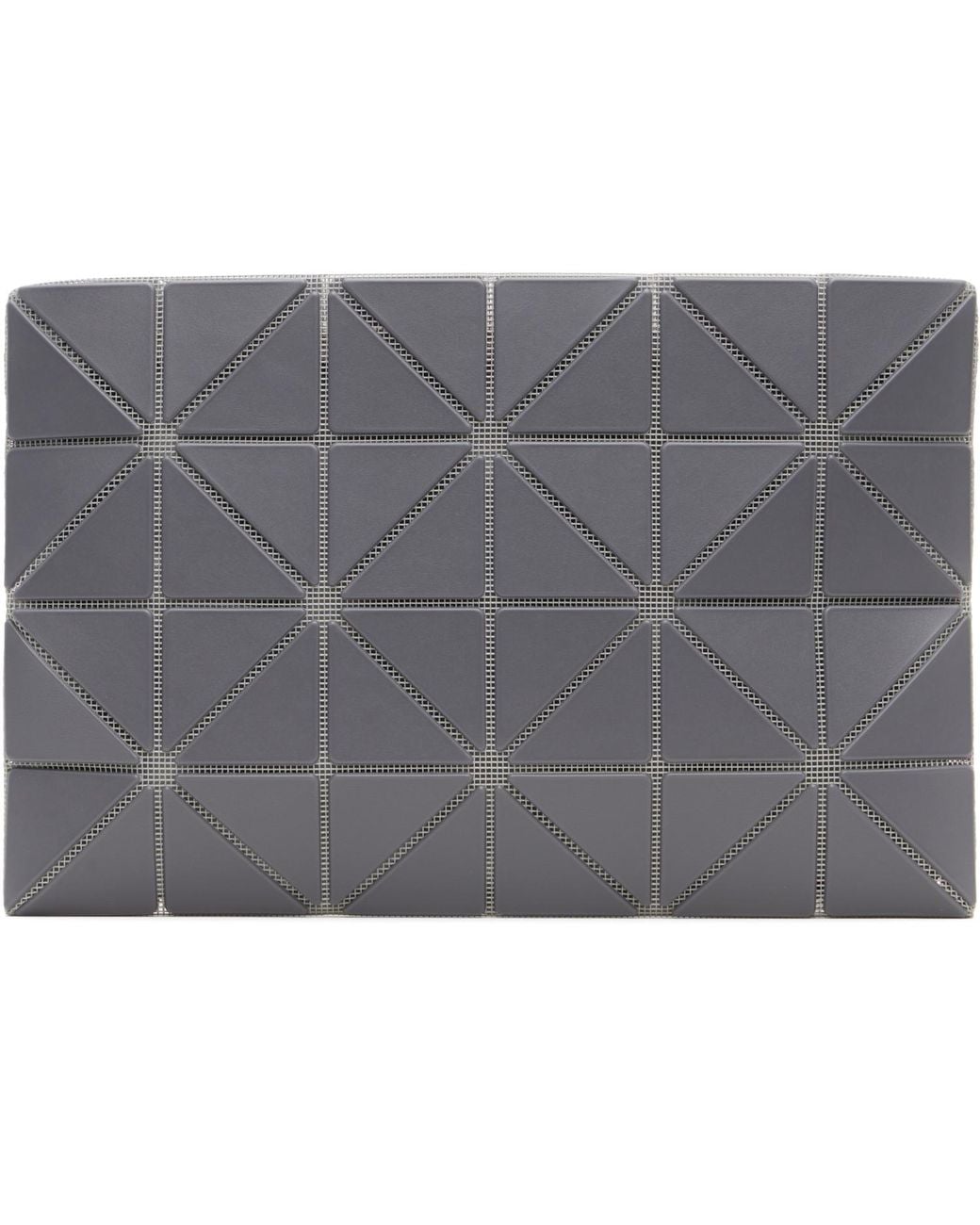 Issey Miyake Gray Lucent W Color Pouch
