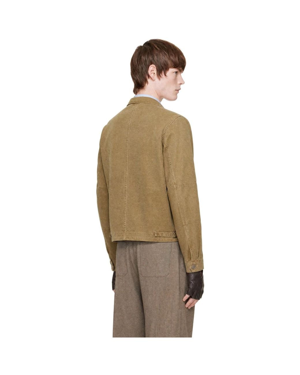 Our Legacy Brown Khaki Machine Jacket for men