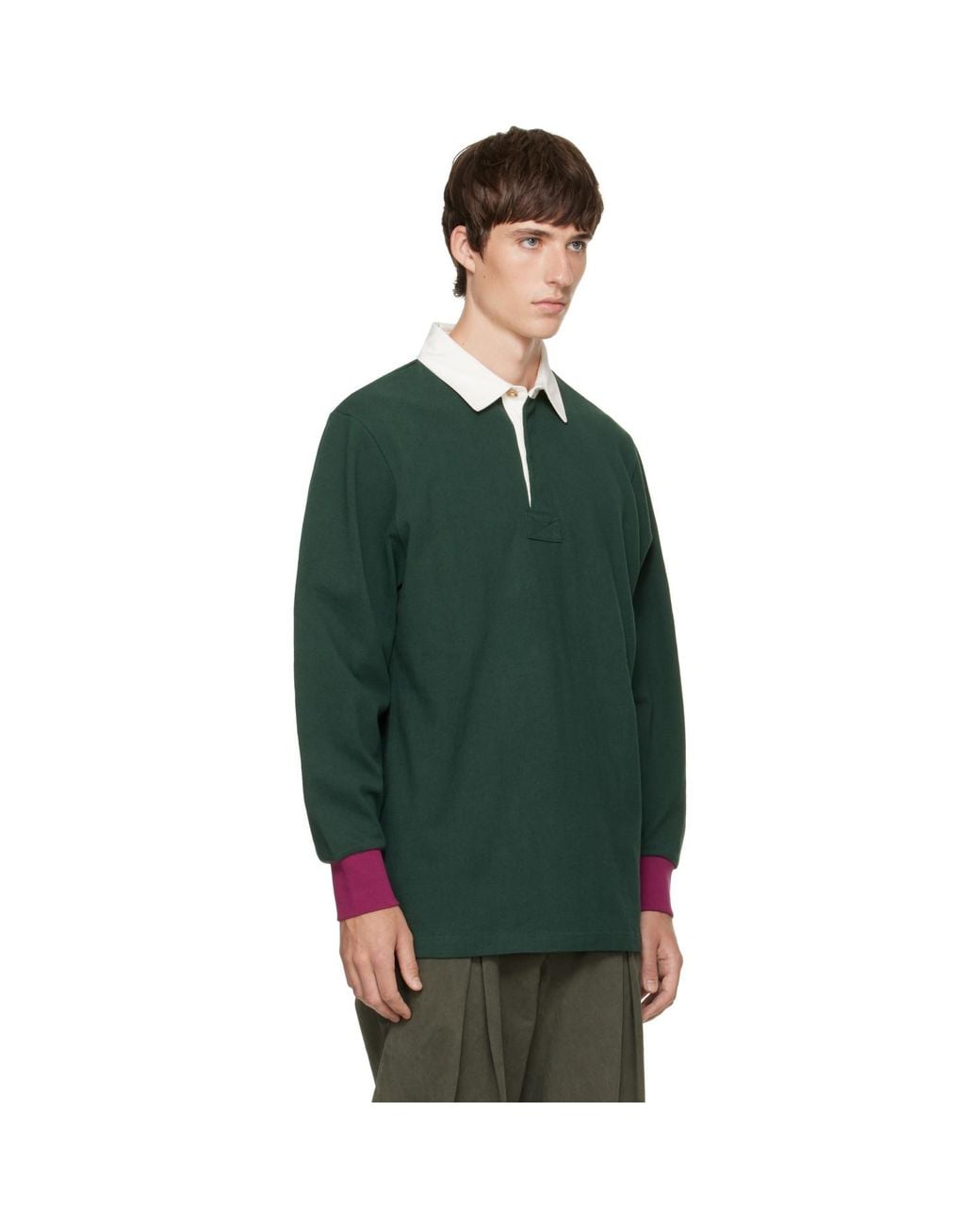 Entire studios Green Jonah Polo for men