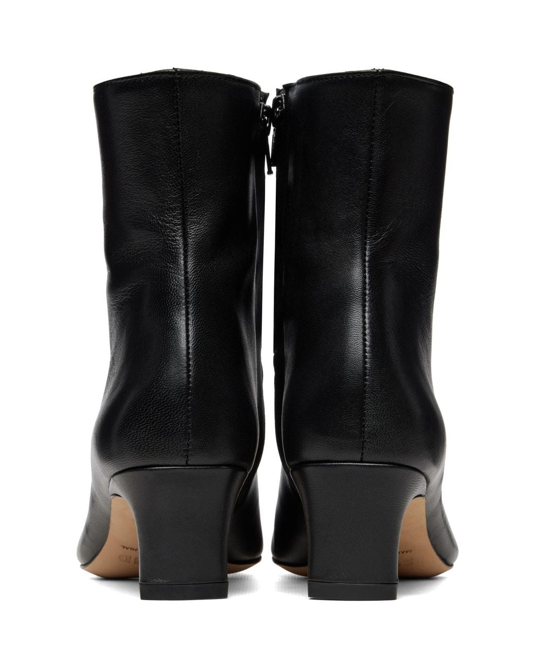 Staud Black Wally Ankle Boots