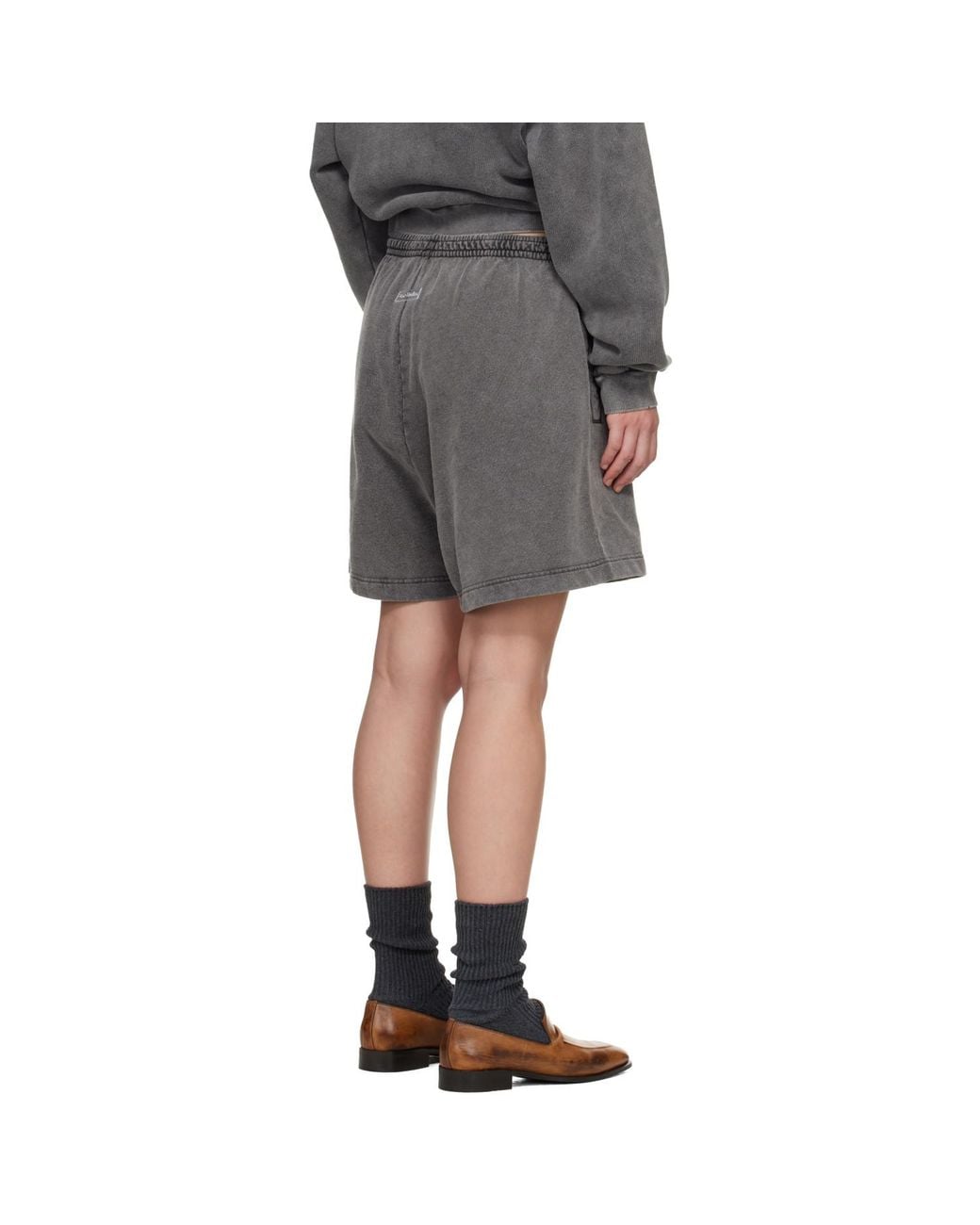 Acne Gray Cotton Shorts