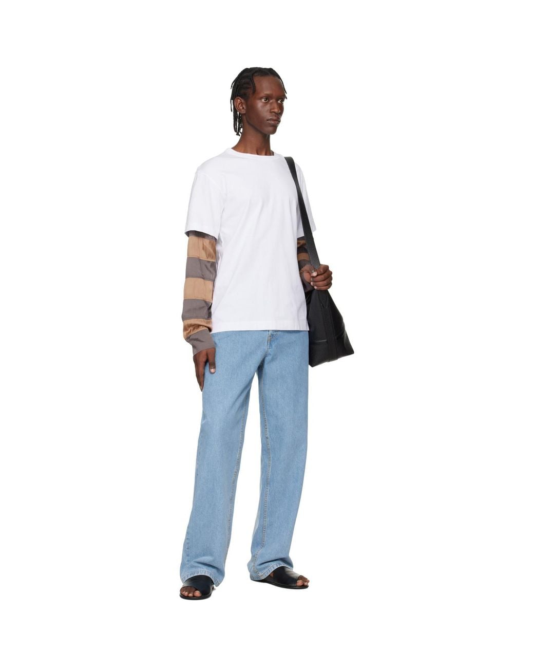 Dries Van Noten Blue Loose Fit Jeans for men