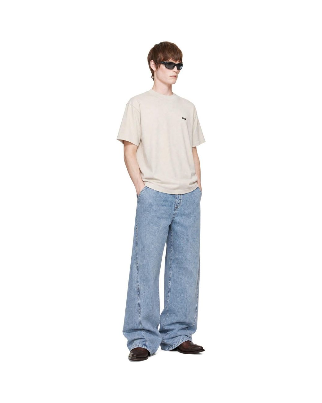 AVAVAV White Off- Logo T-Shirt for men