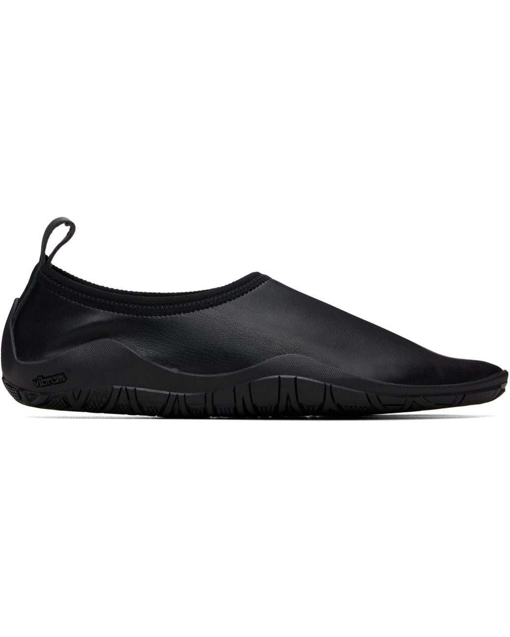 Jil Sander Black Elbe Slip-On Sneakers