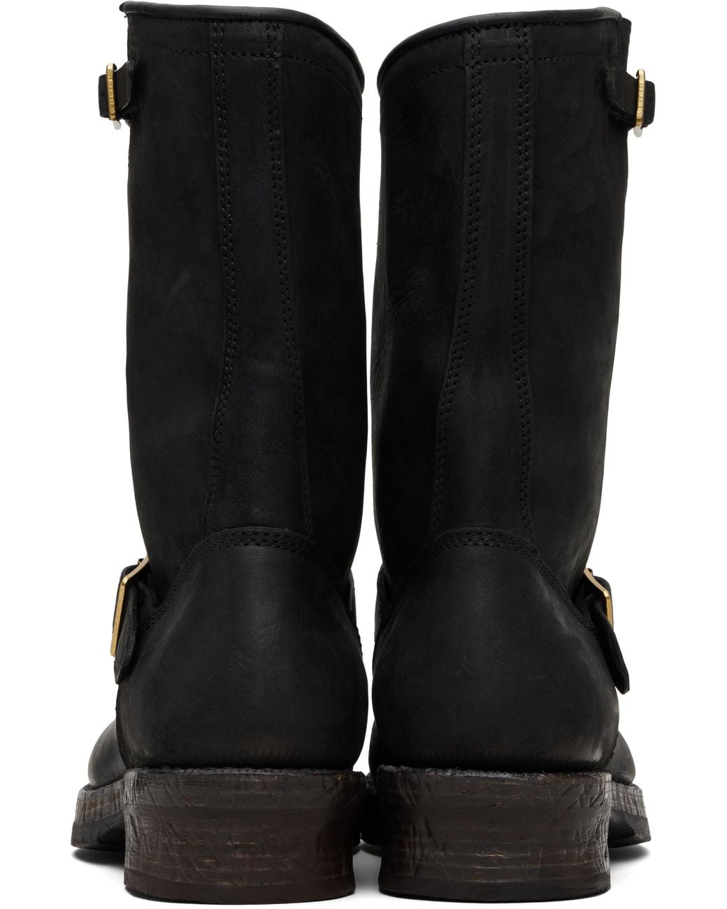 Visvim Black T.W.O. Folk Boots for men