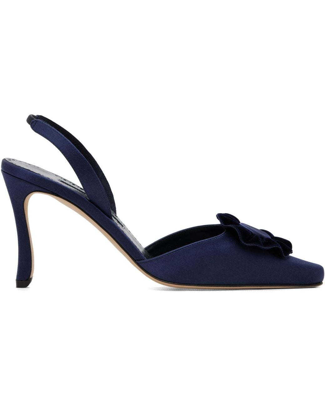 Manolo Blahnik Blue Caulosli Heels