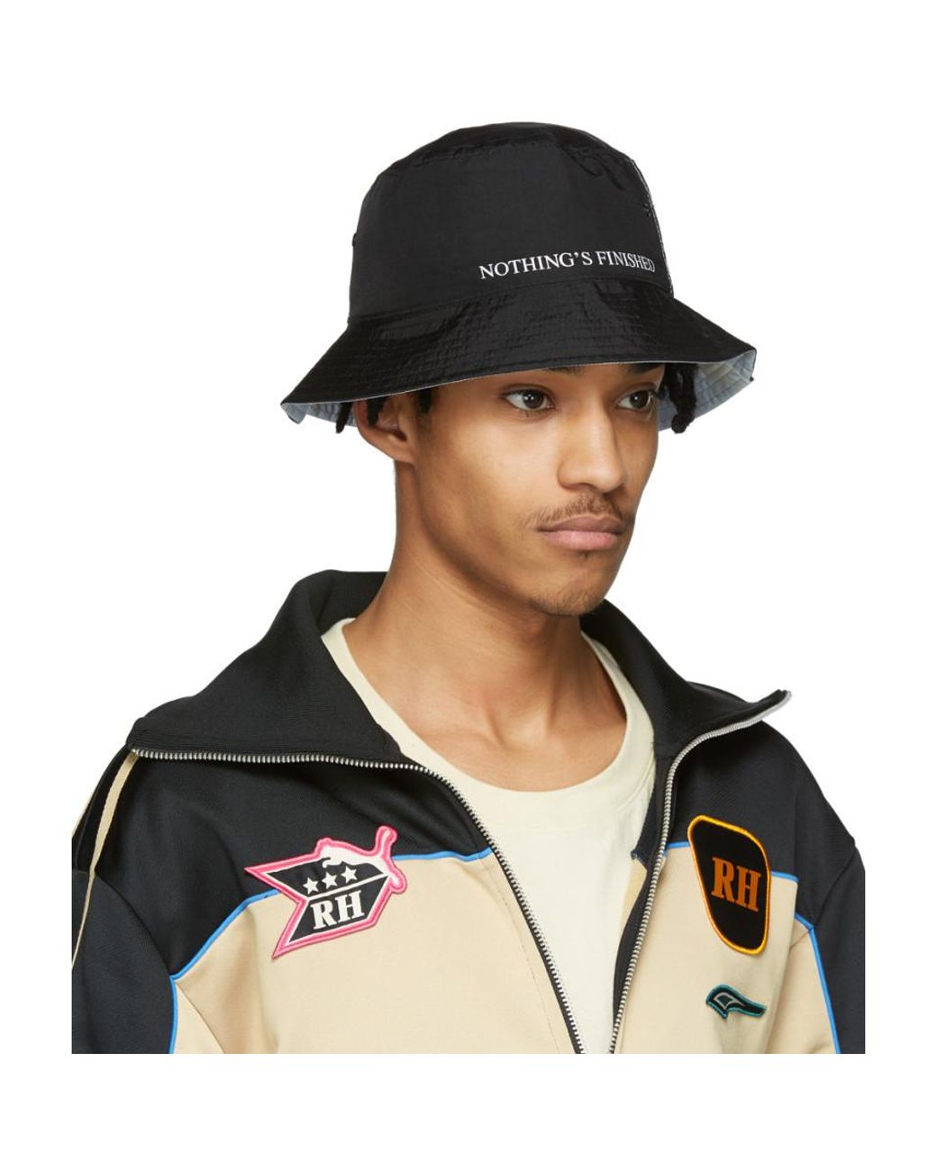 Reversible Grey Puma Edition Bucket Hat 