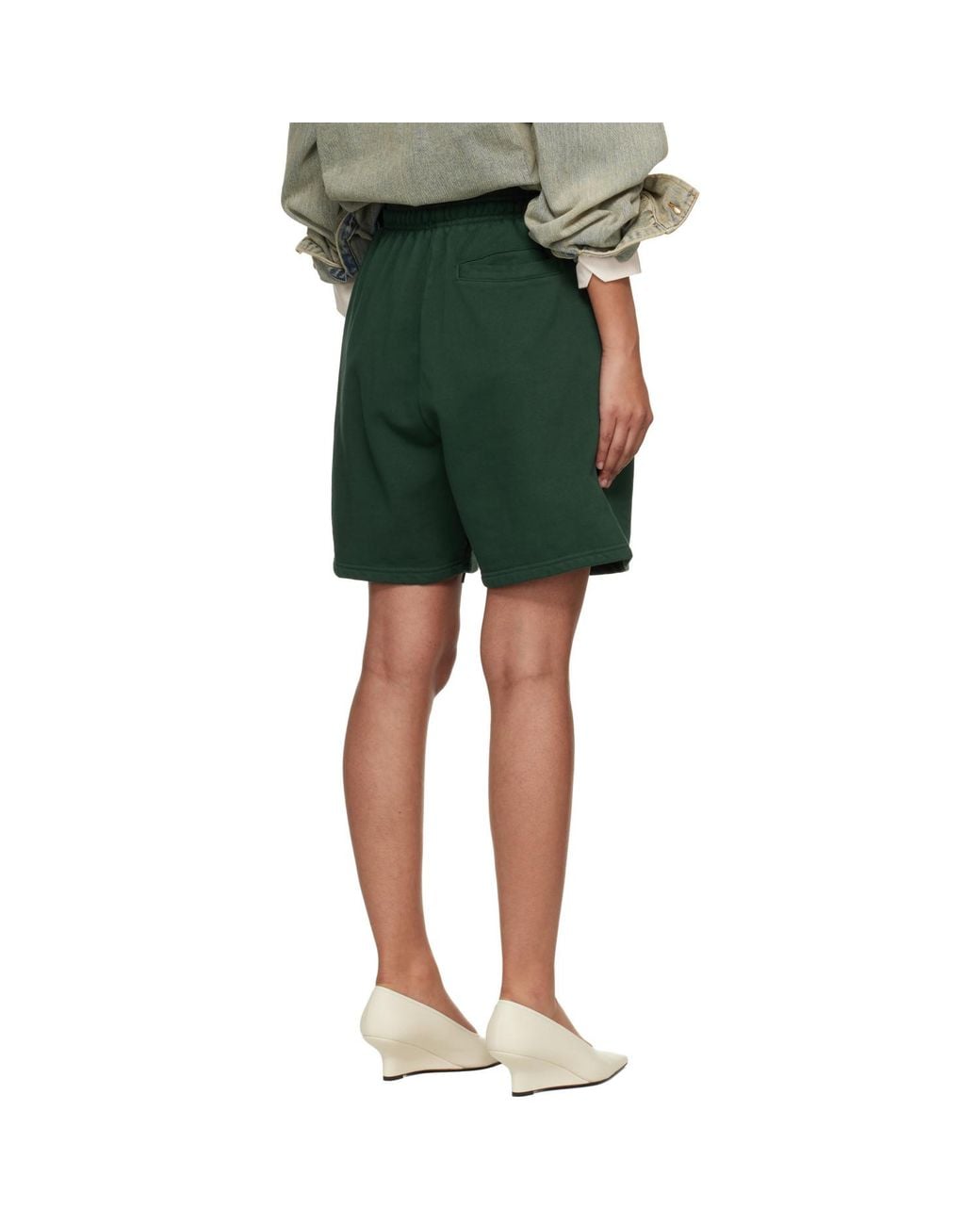 Entire studios Green Standard Sweat Shorts
