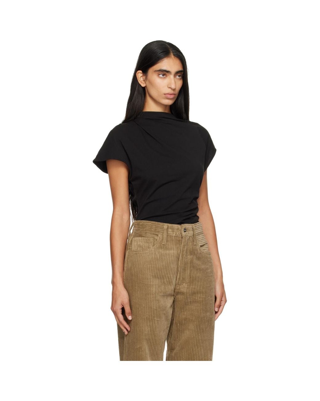 Agolde Black Beckly T-Shirt