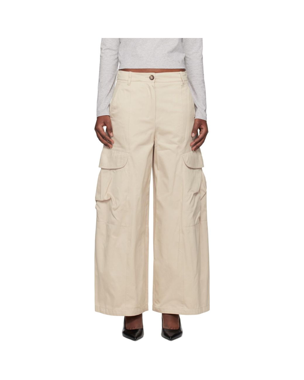 Max Mara Natural Rosatea Trousers