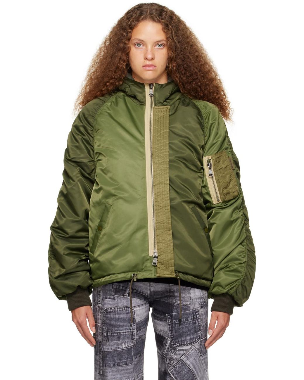 ANDERSSON BELL N2B Bomber Jacket in Green | Lyst UK