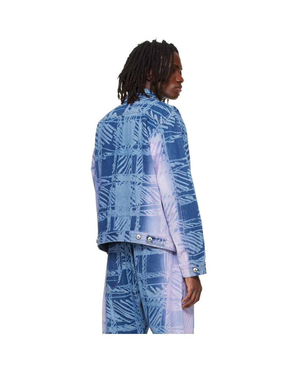 Vivienne Westwood Blue Piranha Denim Jacket for men