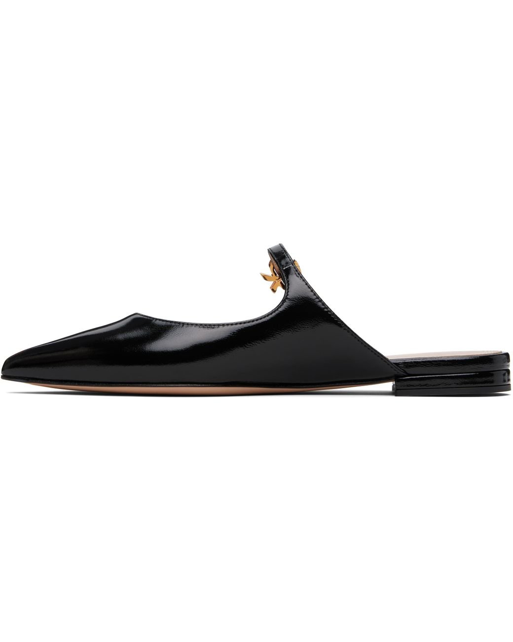 Gianvito Rossi☆Ribbon Slide レザー ミュール♪【送料込】 Gianvito Rossi☆Ribbon Slide レザー ミュール♪【送料込