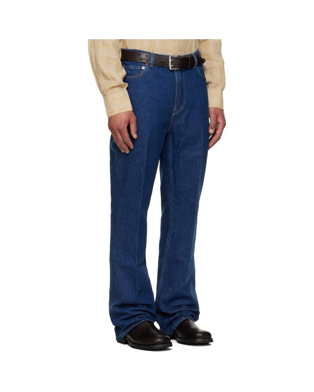 Our Legacy Blue Indigo 70s Cut Jeans for men
