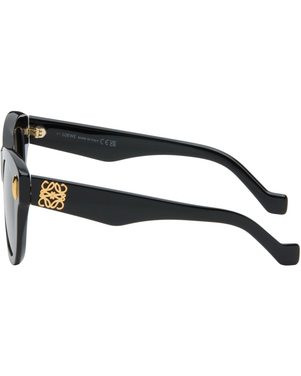 Loewe Black Anagram Sunglasses for men