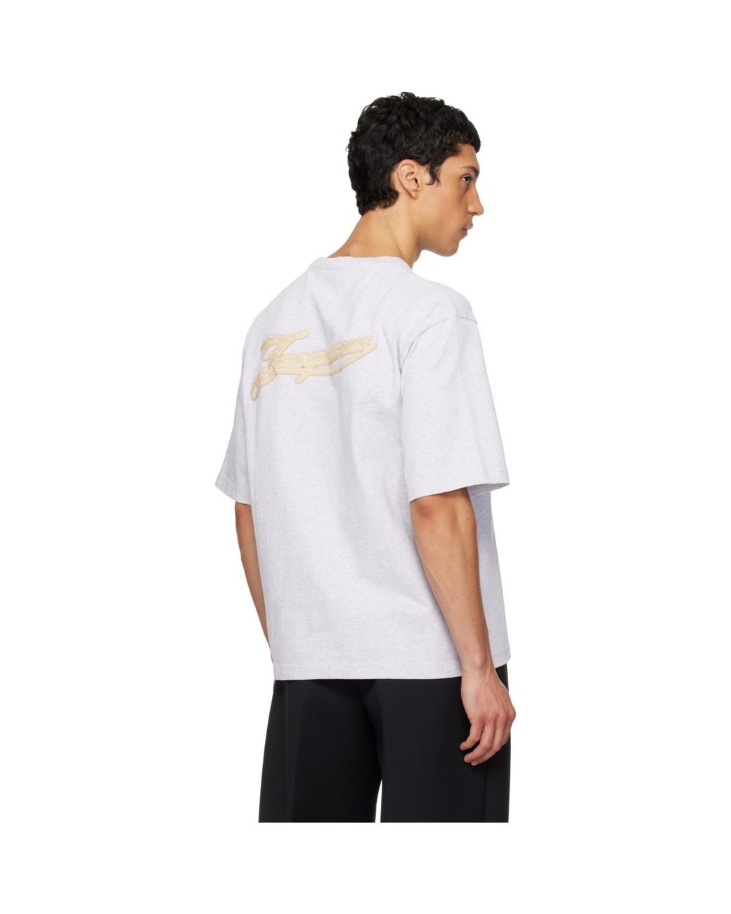 Jacquemus White 'The Torneo Short-Sleeve' T-Shirt for men